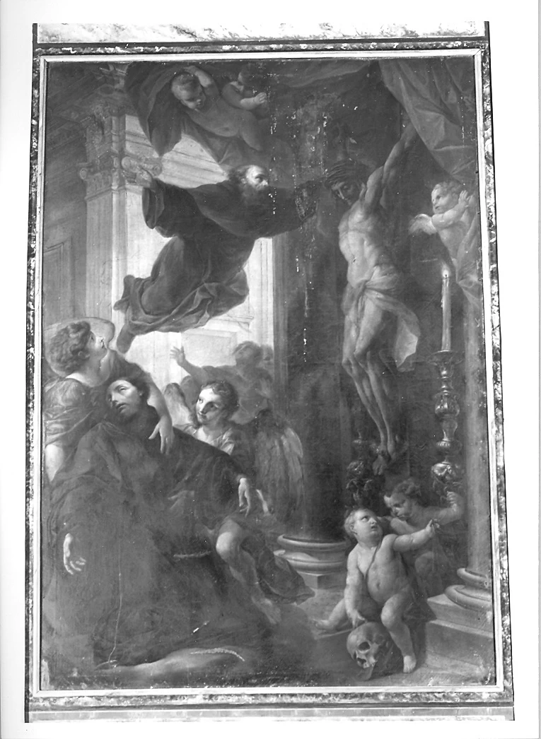 Cristo crocifisso con San Giuseppe da Copertino e il Beato Bonaventura da Potenza - Urbino